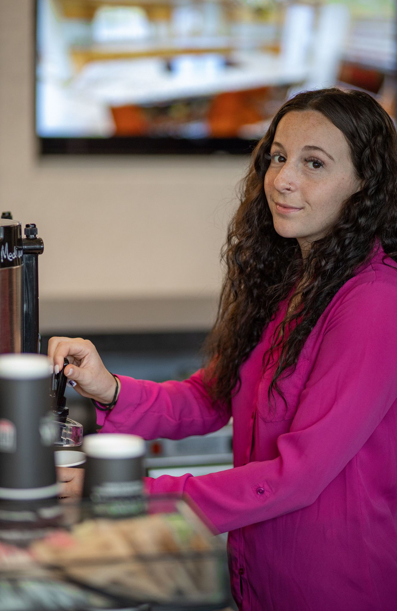 Hospitality and food management student