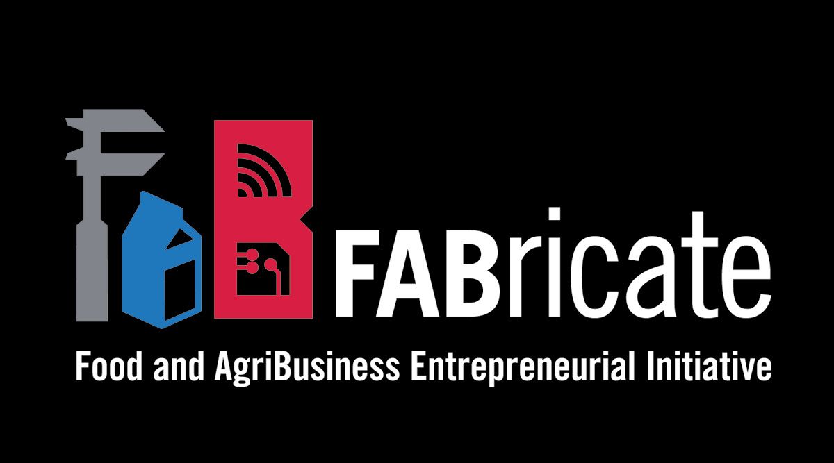 FABricate logo and the full name of the initiative, Food and AgriBusiness Entrepreneurial Initiative