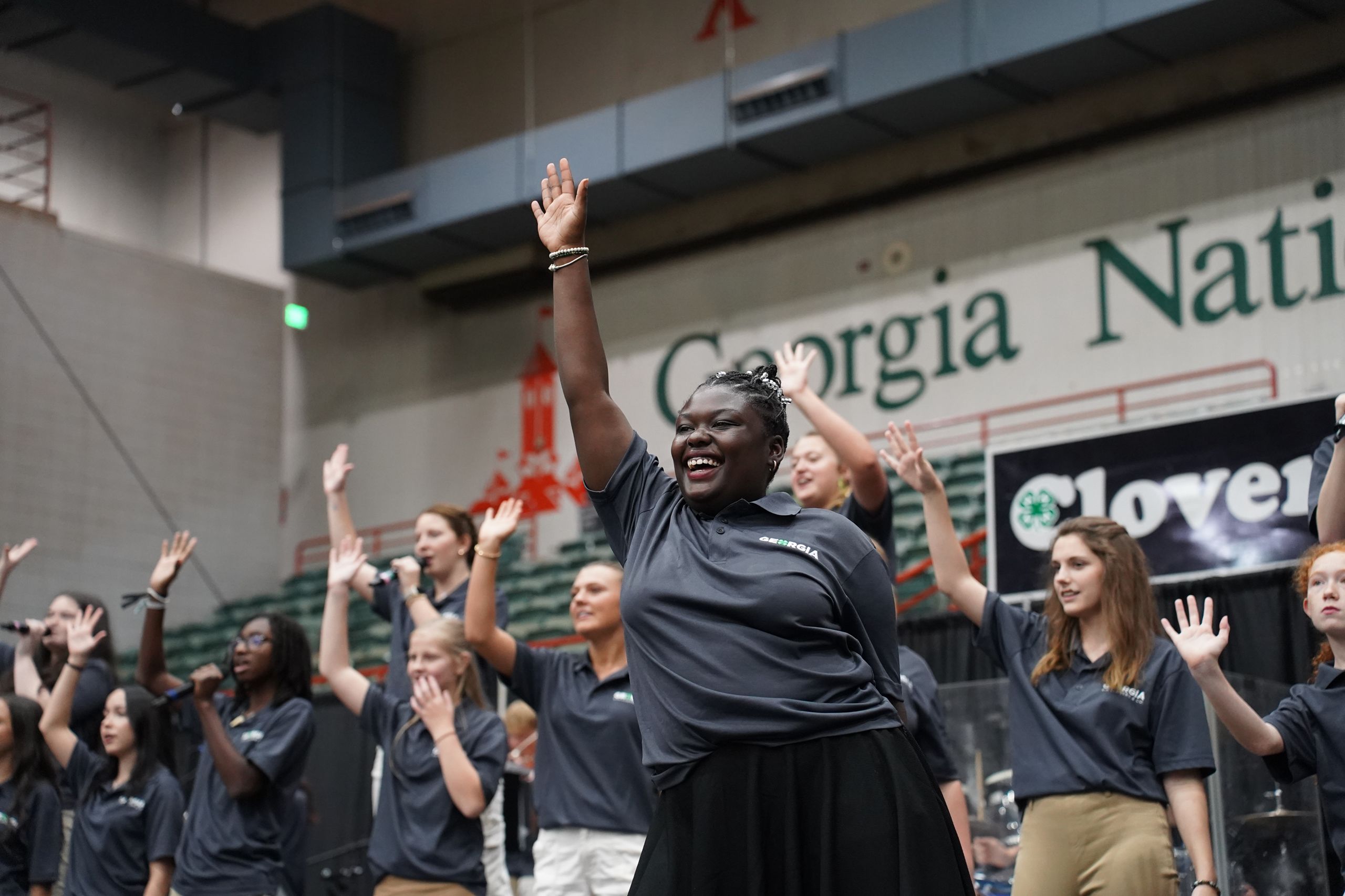 Clovers and Co. performs at the Georgia National Fair. 